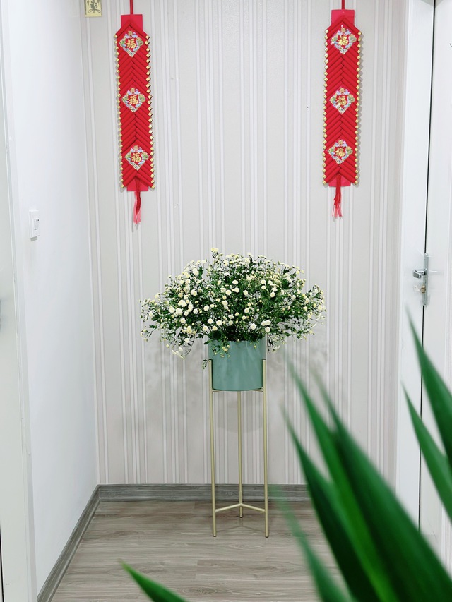 Năm mới ghé thăm căn hộ tự trang trí đón Tết ở Hà Nội và bí quyết tái sử dụng nguyên liệu cho nhiều dịp khác nhau - Ảnh 14.
