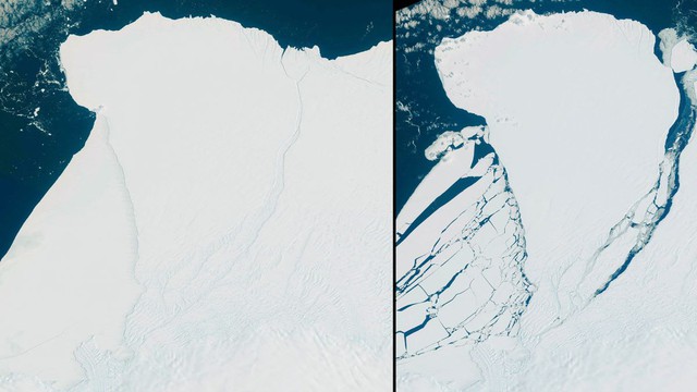 Tảng băng trôi có kích thước bằng London tách ra ở Nam Cực - Ảnh 1.