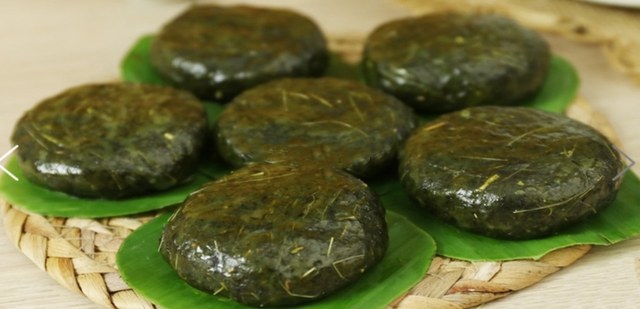 Món bánh xanh mướt đặc sản Lạng Sơn được cư dân mạng thích thú vì cái tên cực lạ - Ảnh 4.
