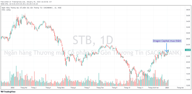 Nhóm quỹ Dragon Capital gom thêm hàng triệu cổ phiếu DXG và STB cuối năm 2022 - Ảnh 2.