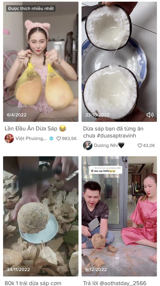 Reviewing strange coconut dishes that are used to 