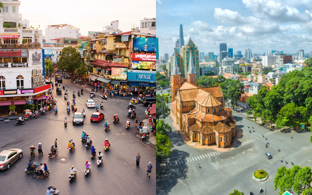 Nhìn lại quy mô GRDP và các kết quả kinh tế nổi bật của Hà Nội và TP.HCM trong năm 2022