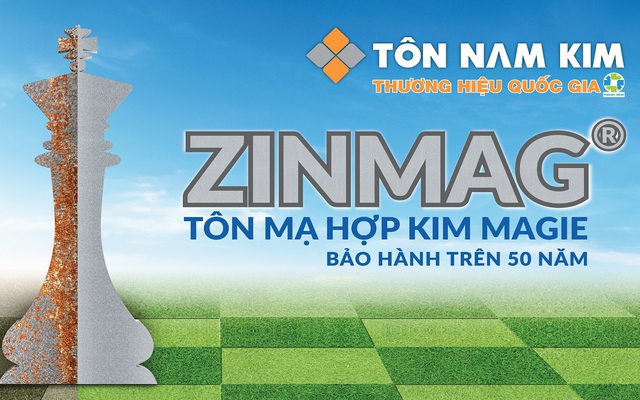 Tôn Zinmag® - Tôn mạ chống ăn mòn cao, bảo hành trên 50 năm