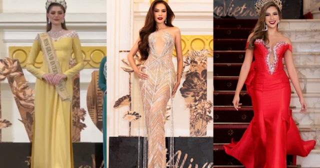 Thảm đỏ lễ trao sash Miss Grand International 2023: Lê Hoàng Phương diện váy xuyên thấu, Hoa hậu đẹp nhất thế giới khoe dáng với áo dài
