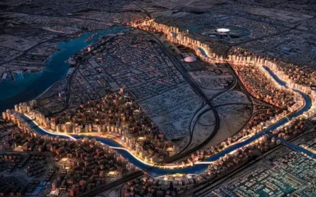 Marafy sẽ là một siêu đô thị được xây dựng ở phía bắc Jeddah, Ả Rập Saudi. Ảnh: Roshn
