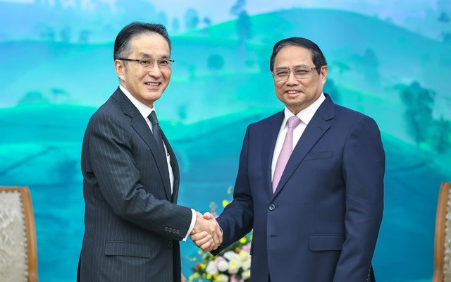 Thủ tướng Chính phủ Phạm Minh Chính đã tiếp ông Kakinoki Masumi, Tổng Giám đốc, Giám đốc điều hành Tập đoàn Marubeni (Nhật Bản) chiều 13/11/2023.