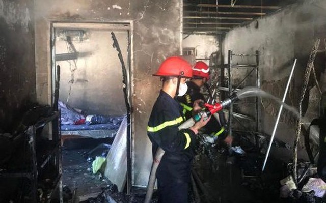 Công an đang xác minh nguyên nhân vụ cháy tại chung cư Hoàng Huy, Hải Phòng