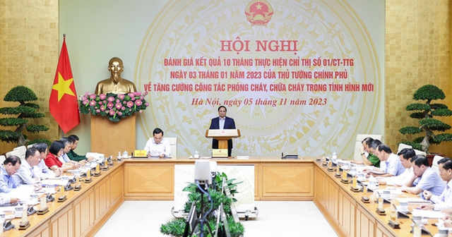 Thủ tướng chủ trì Hội nghị trực tuyến toàn quốc về công tác phòng cháy, chữa cháy