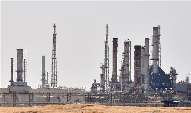 Cơ sở lọc dầu của Tập đoàn Aramco ở al-Khurj, Saudi Arabia. Ảnh: AFP/TTXVN