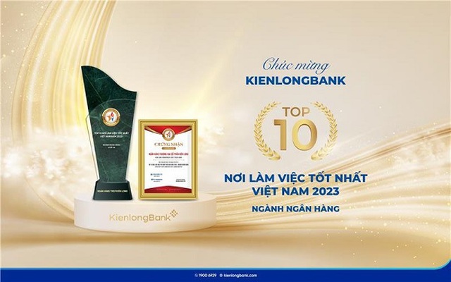 Viet Research: KienlongBank - Top 10 Nơi làm việc tốt nhất Việt Nam ngành Ngân hàng