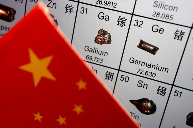 Trung Quốc đã áp đặt hạn chế xuất khẩu với gali và germani vốn quan trọng trong sản xuất chất bán dẫn. Ảnh: Reuters