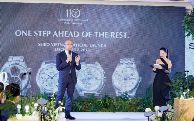 Seiko Việt Nam chính thức ra mắt, kỷ niệm 110 năm chế tác đồng hồ