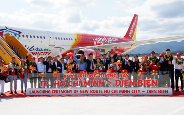 Vietjet chính thức khai trương đường bay TP. Hồ Chí Minh – Điện Biên