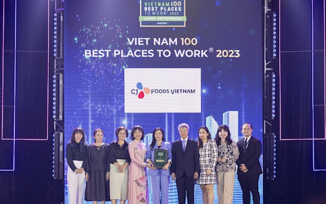 CJ Foods được bình chọn là "Nơi Làm Việc Tốt Nhất Việt Nam® 2023"