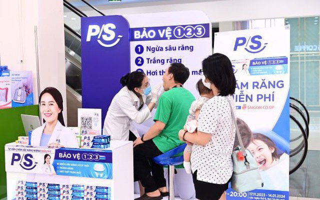 Khám răng miễn phí cùng P/S và Saigon Co.op tại 45 siêu thị Coopmart trên cả nước