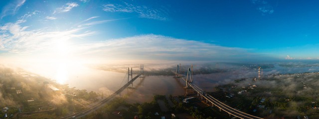 Chiêm ngưỡng cây cầu 5.000 tỷ đồng sắp hoàn thành ở miền Tây - công trình khẳng định nội lực kỹ sư Việt - Ảnh 1.