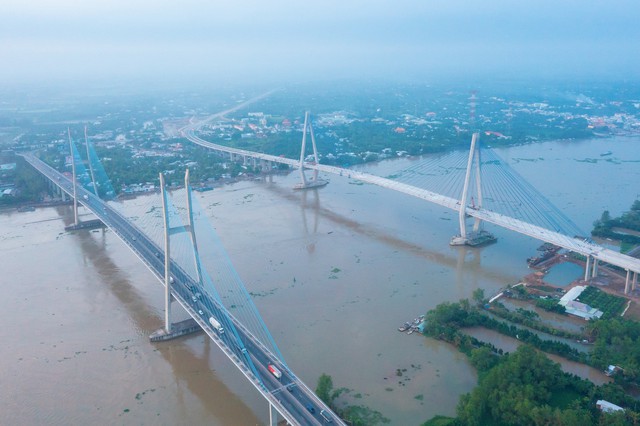 Chiêm ngưỡng cây cầu 5.000 tỷ đồng sắp hoàn thành ở miền Tây - công trình khẳng định nội lực kỹ sư Việt - Ảnh 2.
