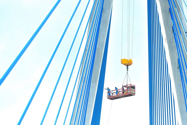 Chiêm ngưỡng cây cầu 5.000 tỷ đồng sắp hoàn thành ở miền Tây - công trình khẳng định nội lực kỹ sư Việt - Ảnh 5.