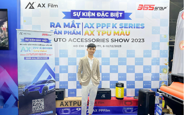 AX Film ra mắt 2 siêu phẩm PPF tại Auto Accessories Show 2023