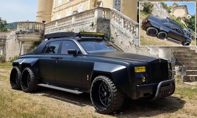 9X Bac Ninh homemade 6-wheel Rolls-Royce: As big as a real car, costing about 350 million VND - Photo 2.