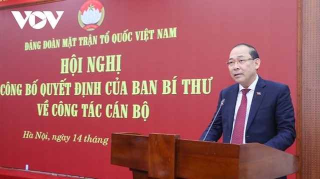 Phó Bí thư Tỉnh ủy Phú Thọ tham gia Đảng đoàn MTTQ Việt Nam - Ảnh 4.
