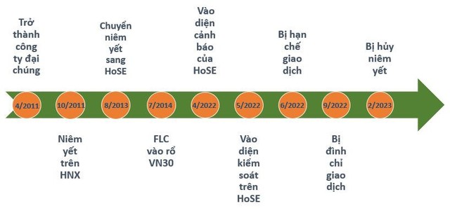 12 năm thăng trầm trên sàn chứng khoán của FLC: Lọt rổ hàng loạt quỹ đầu tư, vua thanh khoản cho đến hủy niêm yết - Ảnh 1.