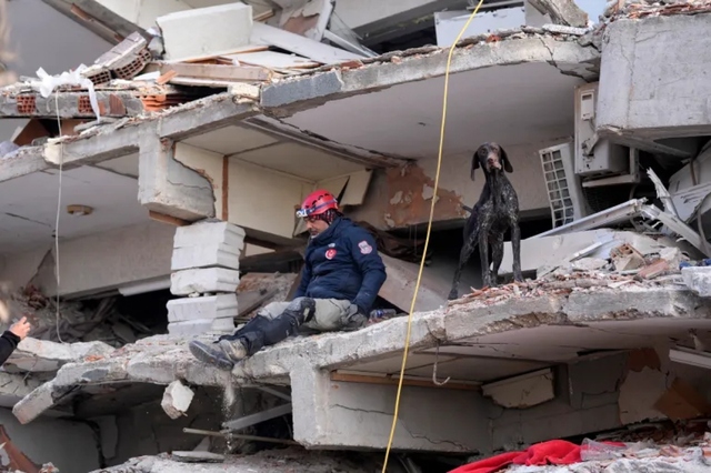 Hình ảnh nhân viên cứu hộ đặc biệt xử lý hậu quả động đất ở Thổ Nhĩ Kỳ và Syria - Ảnh 9.