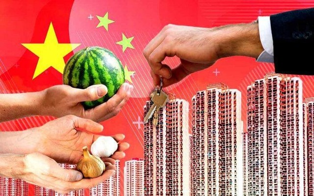  Bài học ‘thoát hàng’ cho ngành bất động sản từ Trung Quốc: Bán nhà lấy dưa hấu, tỏi, thịt lợn  - Ảnh 1.