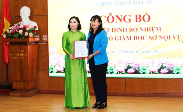 Sở Nội vụ tỉnh Lào Cai có tân Phó Giám đốc - Ảnh 1.