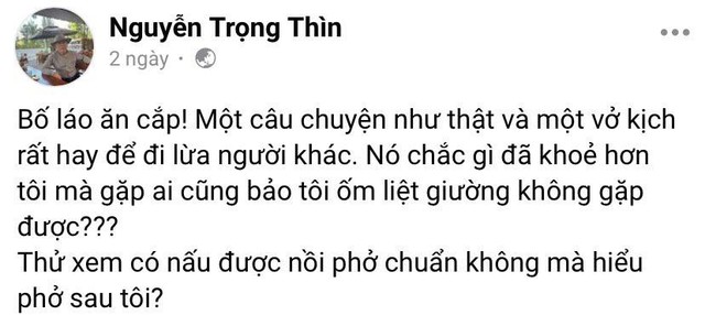 Xôn xao ông chủ Phở Thìn Lò Đúc tố truyền nhân sinh năm 2001 đóng kịch: Cả 2 công ty Phở Thìn và Phở VieThin đều chưa đăng ký được nhãn hiệu Phở - Ảnh 2.