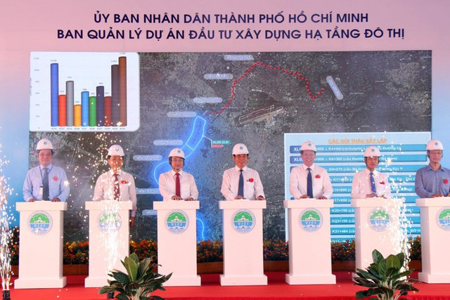 TP HCM: Khởi công dự án 8.200 tỉ đồng đi qua 7 quận, huyện - Ảnh 1.