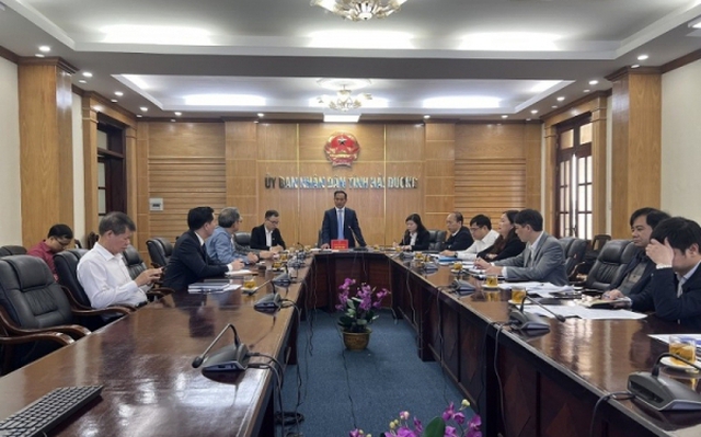 Lãnh đạo UBND tỉnh Hải Dương làm việc với Công ty TNHH NeoSCM của Đài Loan