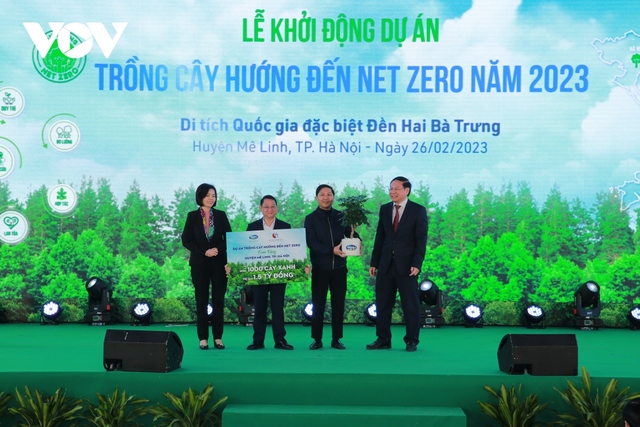 PTT Trần Hồng Hà dự Lễ khởi động dự án trồng cây hướng tới Net Zero - Ảnh 3.