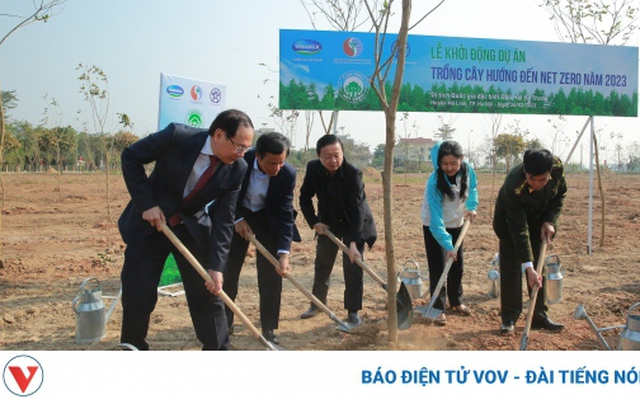 PTT Trần Hồng Hà dự Lễ khởi động dự án trồng cây hướng tới Net Zero