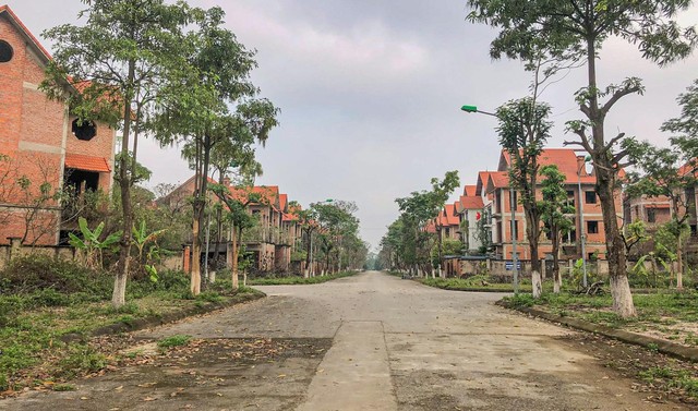 [Photo Essay] Sắp lên thành phố phía Bắc Hà Nội, khu vực Làng biệt thự Mê Linh hiện nay ra sao? - Ảnh 2.