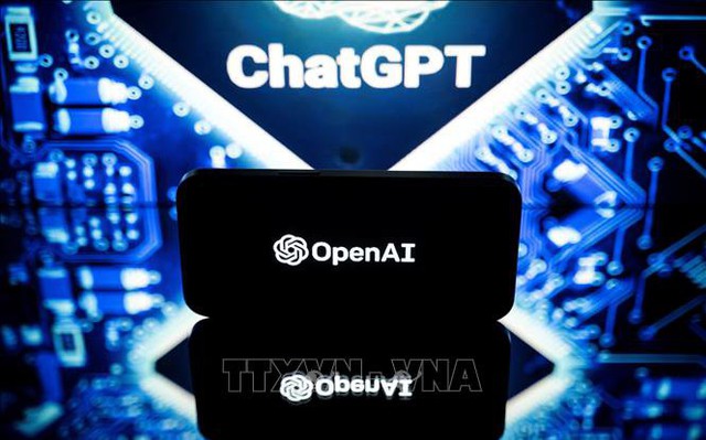 Biểu tượng công cụ ChatGPT của công ty OpenAI. Ảnh: AFP/TTXVN