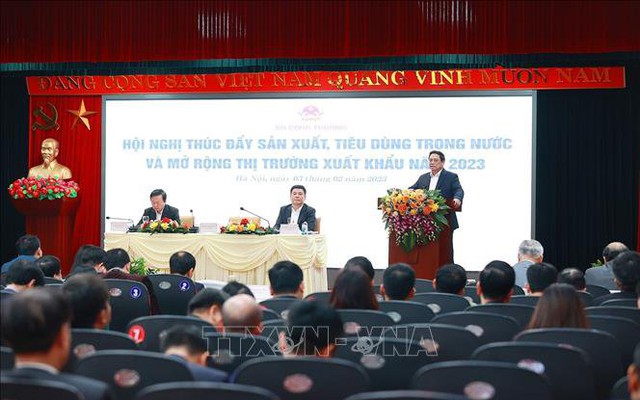 Thủ tướng Phạm Minh Chính phát biểu chỉ đạo hội nghị. Ảnh: Dương Giang/TTXVN