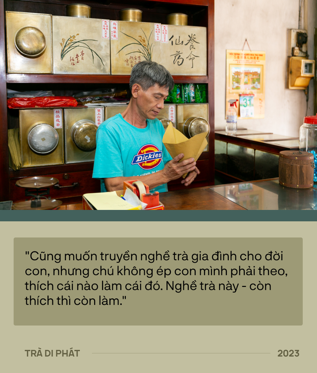 The 70-year-old tea shop in Ho Chi Minh City has passed on "cross-border" with the recipe for making two kinds of precious tea, sometimes up to 350 million VND/kg - Photo 19.