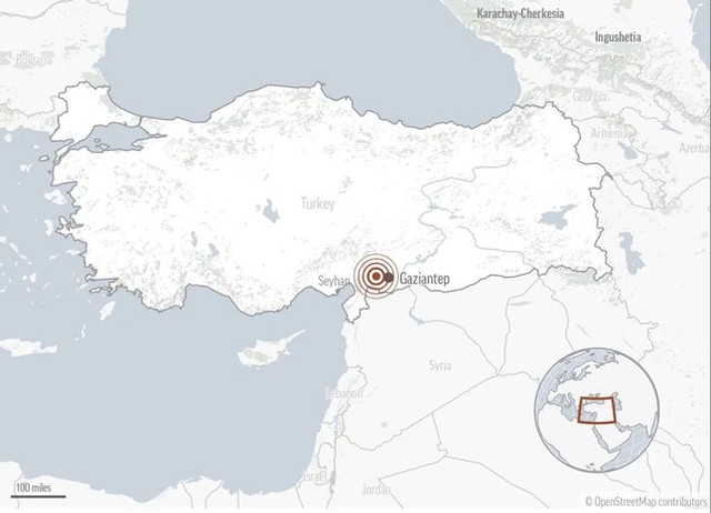 Động đất cực mạnh trên biên giới Thổ Nhĩ Kỳ - Syria, hơn 200 người thiệt mạng - Ảnh 1.