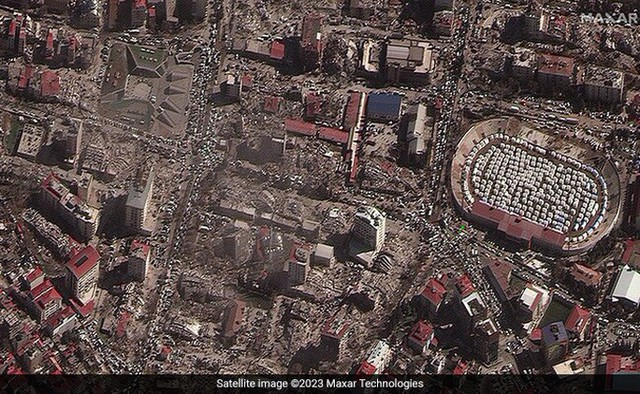 Thảm họa động đất: Số người chết tăng vọt, bi kịch gói trong ảnh vệ tinh - Ảnh 2.