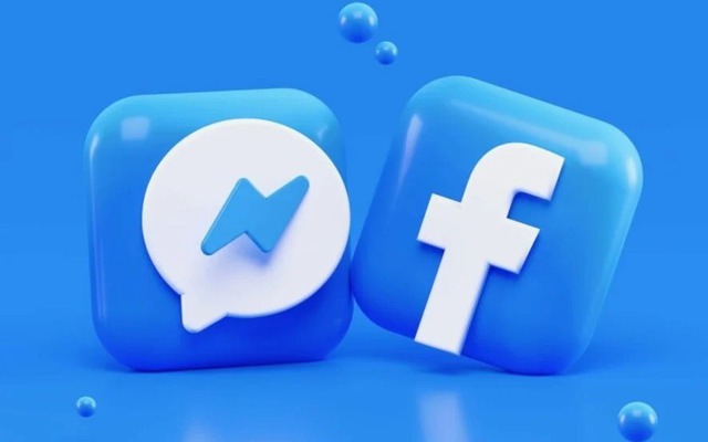 Logo Messenger và Facebook. Ảnh: WindowsReport