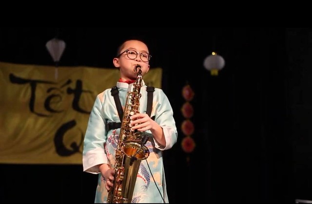 Cậu bé 12 tuổi sống ở Pháp nhưng luôn đam mê quảng bá văn hoá Việt: Là người khởi xướng dự án cực hay ho về áo dài - Ảnh 6.