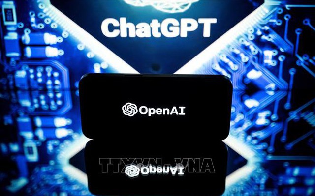 Biểu tượng công cụ ChatGPT của công ty OpenAI. Ảnh: AFP/TTXVN