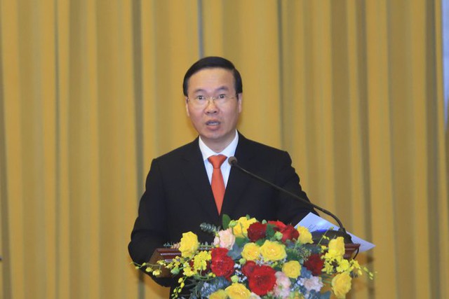 Chủ tịch nước Võ Văn Thưởng trao quyết định thăng quân hàm Thượng tướng - Ảnh 2.