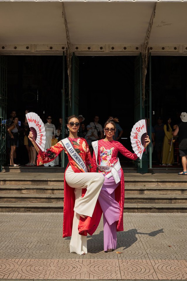 Câu chuyện Miss Universe 2022 diện áo dài khi đến Việt Nam qua lời bộc bạch của stylist - Ảnh 8.