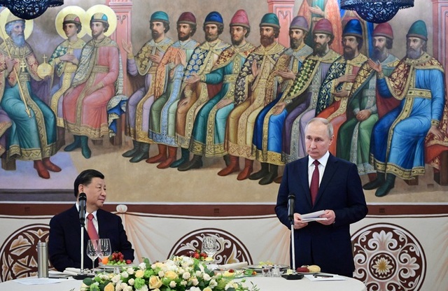 Quang cảnh điện Kremlin lộng lẫy trong cuộc gặp cấp cao Nga - Trung Quốc - Ảnh 5.