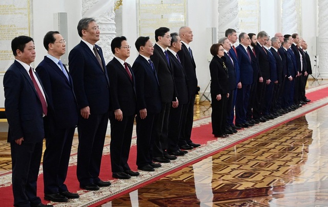 Quang cảnh điện Kremlin lộng lẫy trong cuộc gặp cấp cao Nga - Trung Quốc - Ảnh 2.