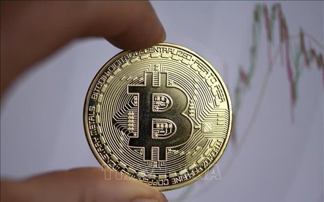 Đồng tiền kỹ thuật số Bitcoin. Ảnh: AFP/TTXVN