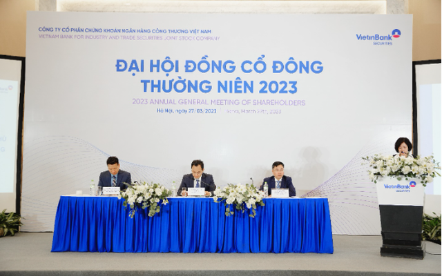 VietinBank Securities đặt mục tiêu lãi trước thuế 231 tỷ đồng năm 2023