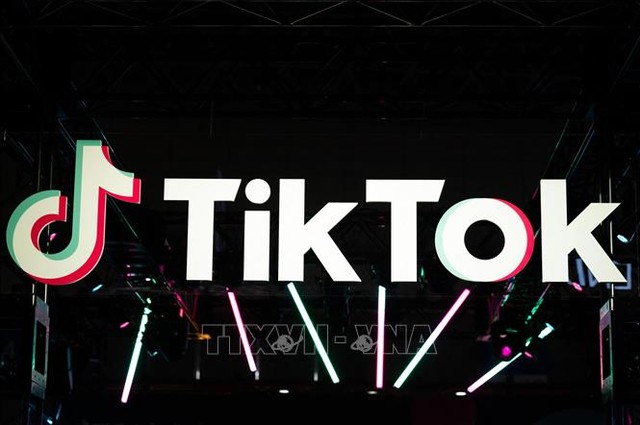 Biểu tượng mạng xã hội TikTok. Ảnh: AFP/TTXVN